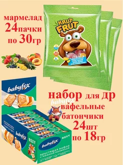 Мармелад Krut Frut и батончики BabyFox, подарочный набор