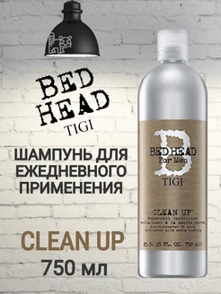 BED HEAD For Men шампунь Clean Up Daily, 750 мл