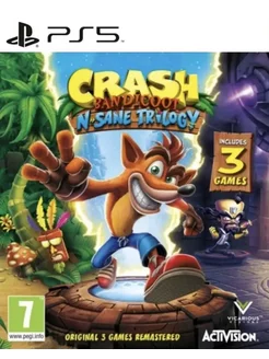 Игра Crash Bandicoot Trilogy для Sony Playstation PS4 PS5