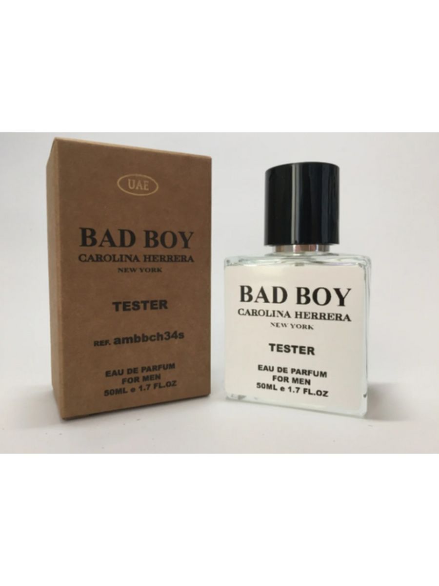 Духи бэд бой. Carolina Herrera Bad boy 50ml. Carolina Herrera Bad boy 50 мл. Духи Bad boy тестер. Тестер Дубай 50мл Шанель Алюр.