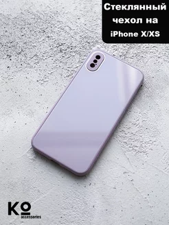 Стеклянный чехол на Iphone X XS