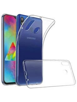 Чехол на Samsung Galaxy A20 A30 прозрачный cиликоновый