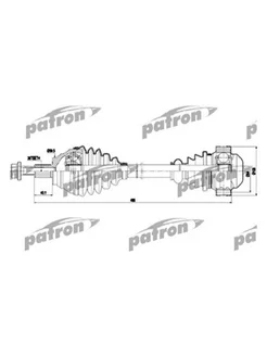 Полуось Renault Clio Megane Modus