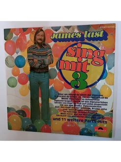 Винтажная виниловая пластинка LP James Last Sing Mit 3 (Germ