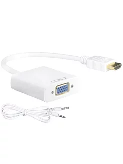 Адаптер-конвертер HDMI VGA для монитора 0.25м + AUX