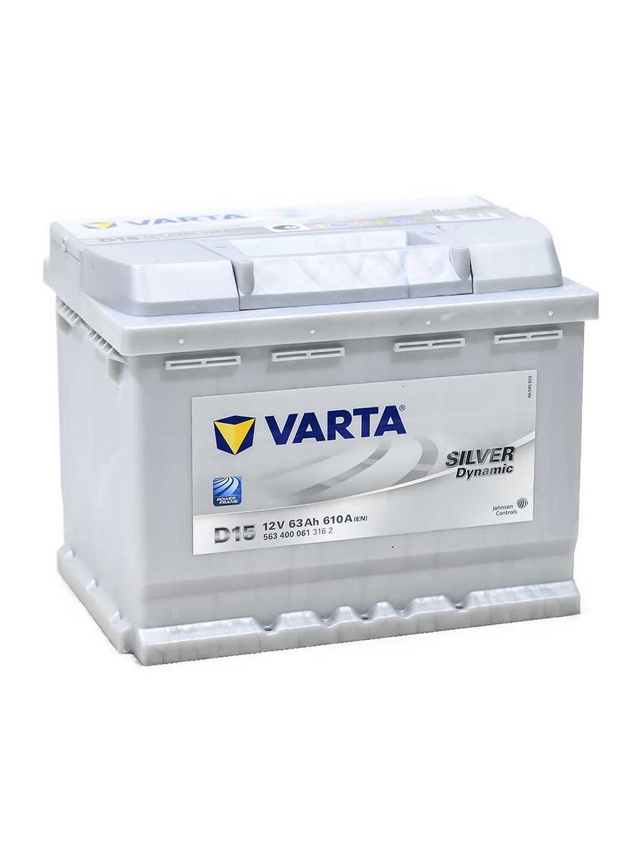 Varta silver d15. Varta Silver Dynamic d39. Автомобильный аккумулятор Varta Silver Dynamic d39. Varta Silver Dynamic d39 63l 610a 242x175x190. Варта Сильвер динамик 63 а/ч.