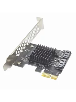 SATA III Контроллер 6Gb s PCI-E X1 Адаптер с радиатором