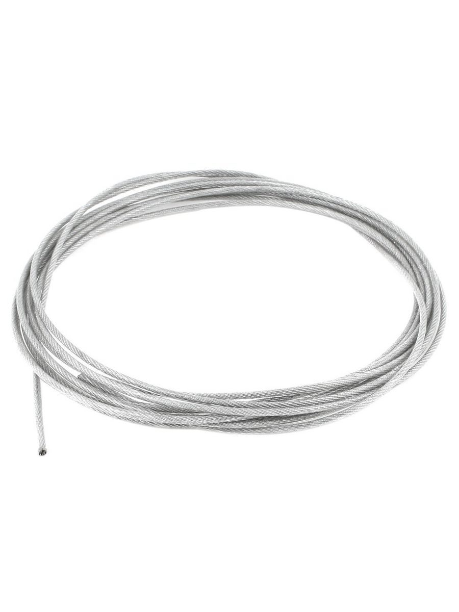 2. 120-9002285 Steel wire Rope 2/3mm PVC-Coated / трос стальной 2/3mm с PVC покрытием – 29 м. Flexible and wire.