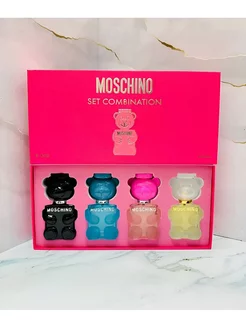 Набор подарочный духи мишка moschino toy москино 4х30 мл