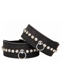 Черные поножи Diamond Studded Ankle Cuffs