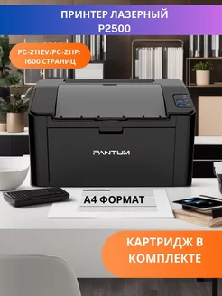 Принтер лазерный P2500 A4 для дома для офиса БЕЗ Wi-Fi