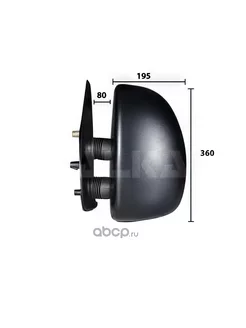 Зеркало в сборе левое [Мех.привод Выпукл.]