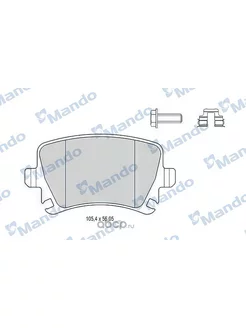 Тормозные колодки дисковые AUDI A3 2003 - 2013, A4 2000 -