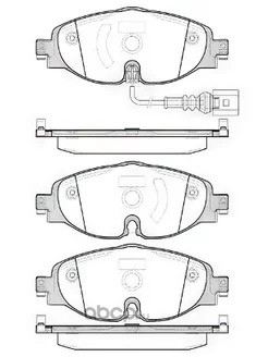Тормозные колодки дисковые передние A3, Volkswagen Golf VII