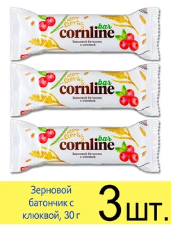 Злаковой батончик "Cornline Bar" зерновой с клюквой, 30 г