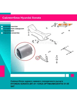 Сайлентблок заднего нижнего поперечного рычага HYUNDAI