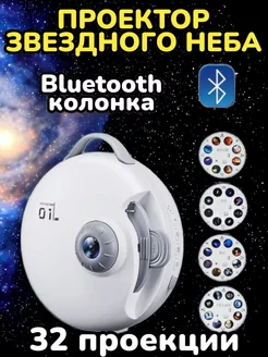 Проектор-планетарий Звездное небо bluetooth колонка