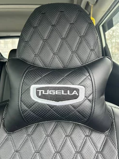 Автомобильная подушка под шею с вышивкой Geely Tugella