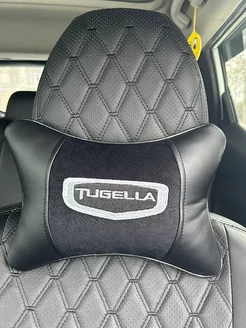 Автомобильная подушка под шею с вышивкой Geely Tugella