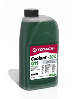 Охлаждающая жидкость NIRO COOLANT GREEN G11 -50C 1кг