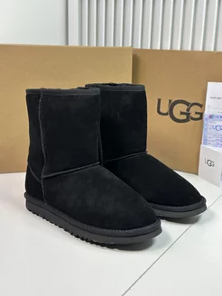 Мужские угги UGG из натуральной замши с натуральным мехом