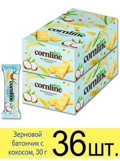 Злаковой батончик "Cornline Bar" зерновой с кокосом, 30 г