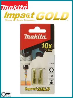 Бита Impact Gold T25, 25 мм, C-form, 2 шт B-28422