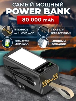 Повербанк 80000 mAh пауэрбанк power bank