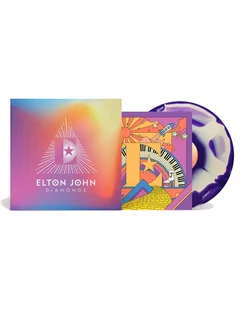 Elton John. Diamonds (Creamy White & Purple) (LP)