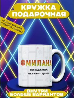 Кружка именная Милана