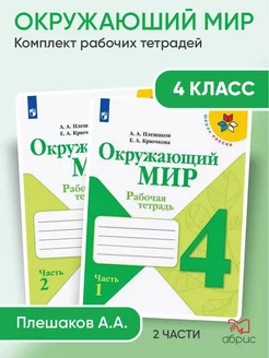 Плешаков Окружающий мир 4 класс рабочая тетрадь в 2 частях