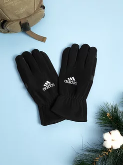 Перчатки зимние демисезонные Adidas флисовые