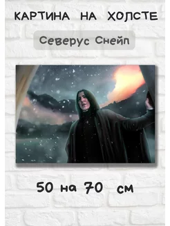 Картина по мотивам Гарри Поттера "Северус Снегг" 70х50