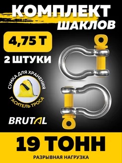 Комплект шаклов буксировочный 4.75т 19т (2 шт) с мешком