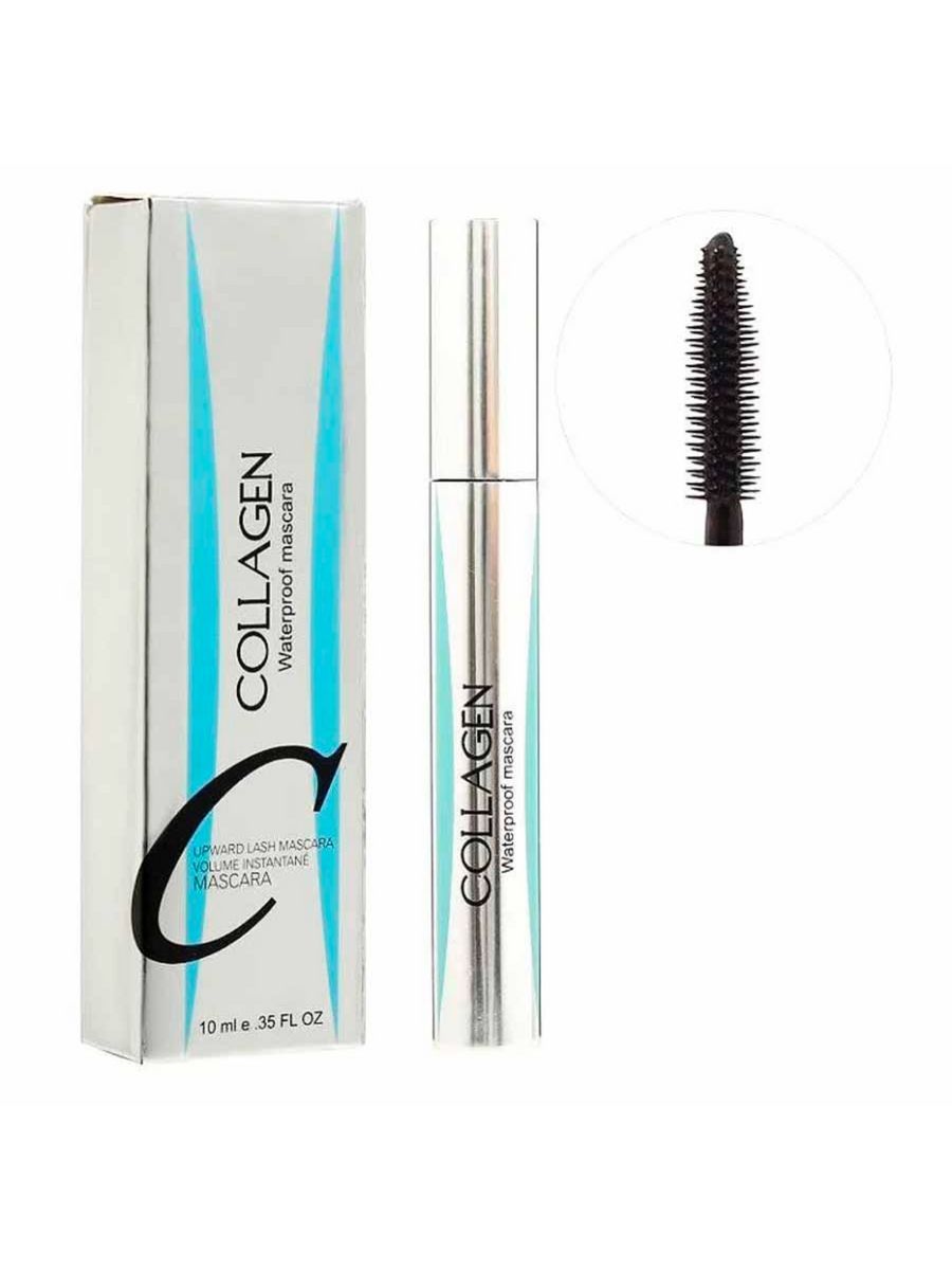 Водостойкая тушь. Enough тушь для ресниц Collagen Waterproof Volume Mascara. Тушь для ресниц enough 