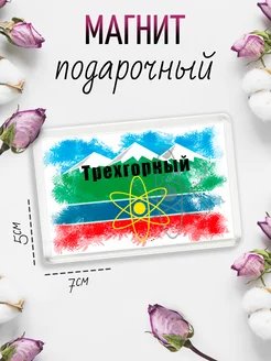 Магнит на холодильник Флаг Трехгорного