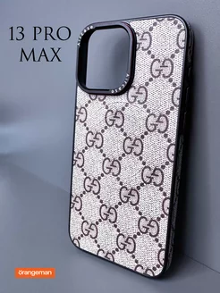 Чехол на iphone 13 pro max с magsafe с принтом Gucci