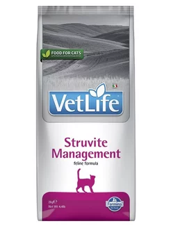 Vet Life Struvite Management корм для кошек сухой, 2 кг