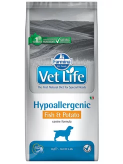 Vet Life Hypoallergenic корм для собак сухой, 2 кг