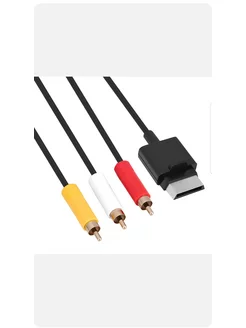 Кабель Xbox 360 Slim to AV 3 RCA (тюльпаны,колокольчики)