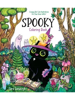 Spooky Coloring Book Creepy But Cute Illustrations for Your