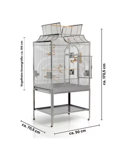 Клетка для малых птиц "Madeira III", 96х58х167см