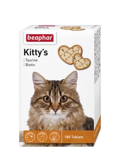 Витамины для кошек «Kitty`s+Taurine-Biotine», 180 шт