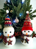 Снеговик фигурка декор новогодний 2 шт бренд Новогодние штучки в каждые ручки продавец 
