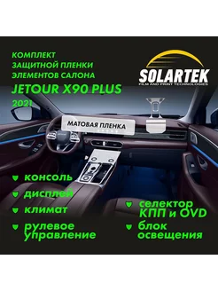 JETOUR X90 2021 Комплект защитных матовых пленок