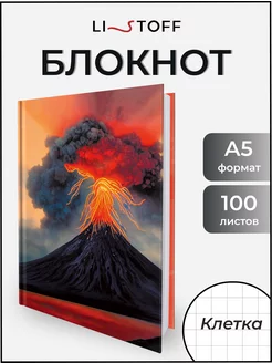 Блокнот для записей А5 в клетку 100л