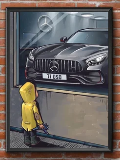 Постер Mercedes Benz AMG