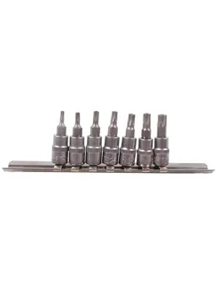 Набор головок вставка TORX с отверстием T10-T40 1 4 7пр