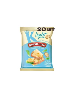 Сухарики Light Пшен.Сливочный Сыр 33г 20 уп