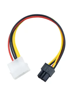 Переходник блока питания для Molex - PCIe 6 pin